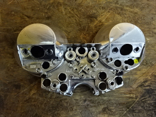  CBX400F2　純正　メッキ　メーターカバー　ロア